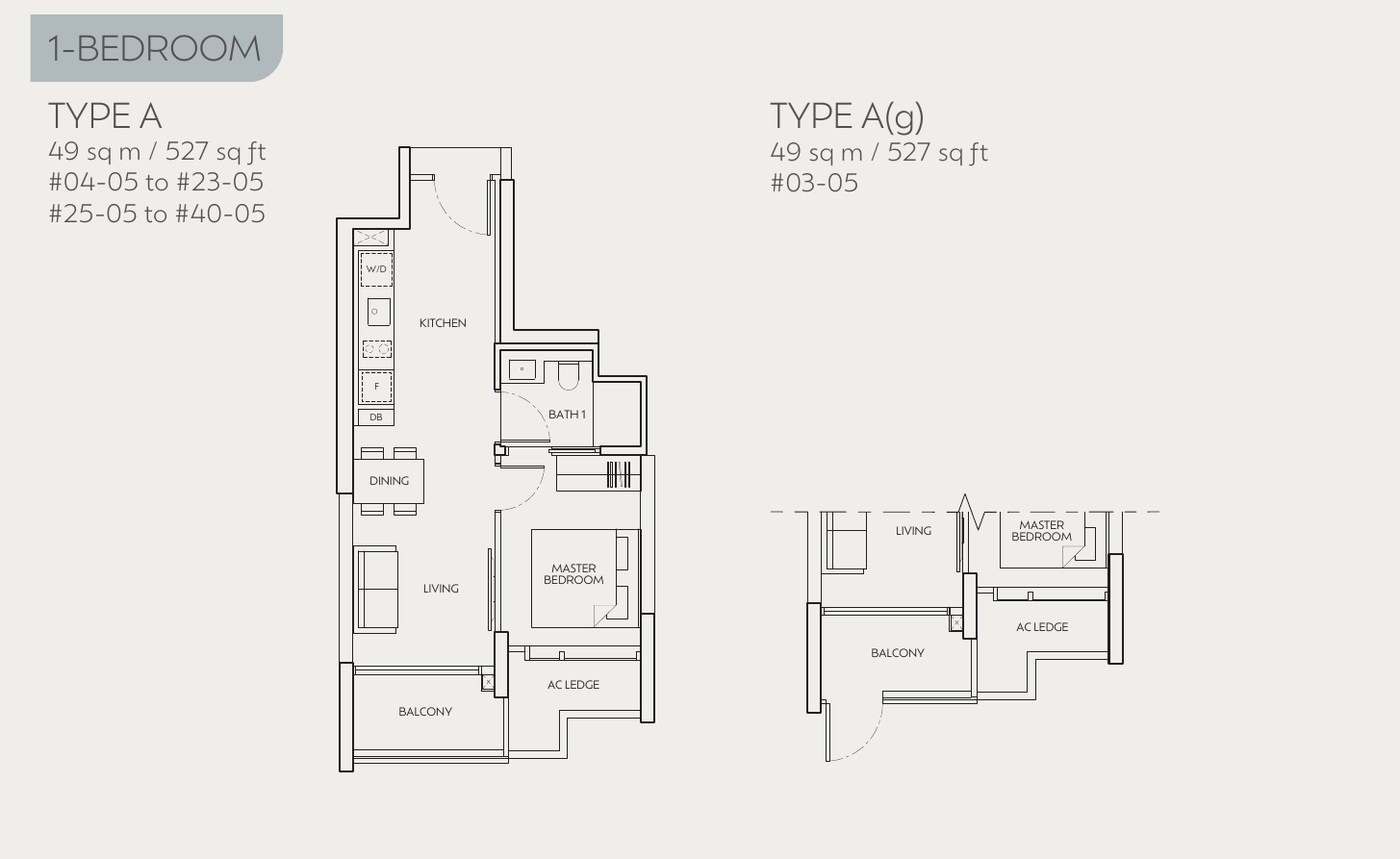 1-Bedroom, Type A